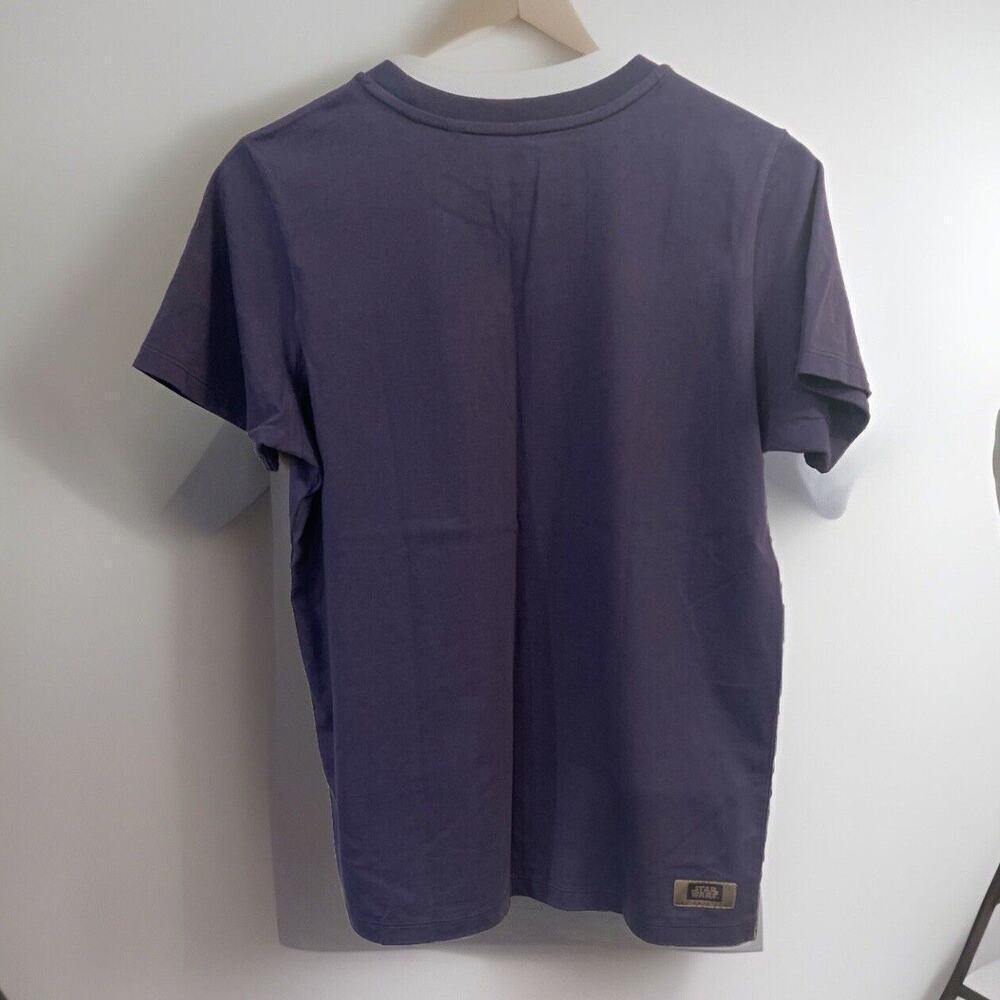 Uniqlo Lucas Films Star Wars t shirt youth Medium Navy The Last Jedi - Picture 5 of 6